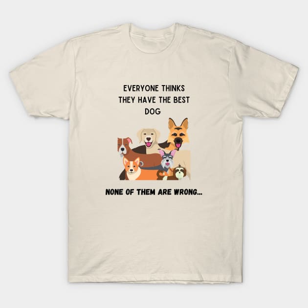 All dogs are the best T-Shirt by NickDsigns